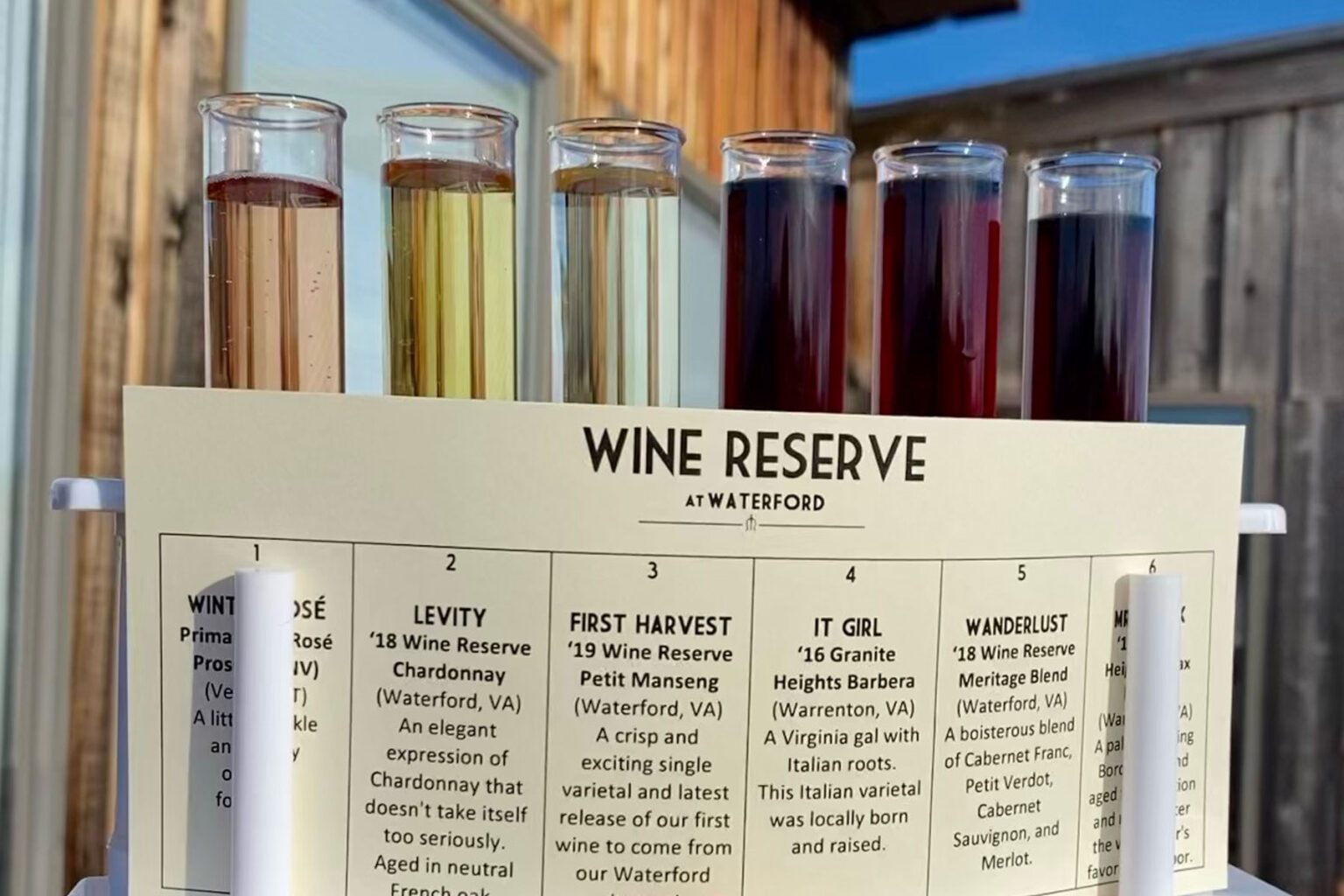 Award Winning Wines Wine Reserve at Waterford